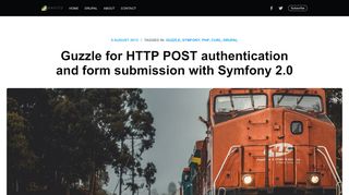 
                            2. Guzzle for HTTP POST authentication and form submission ...