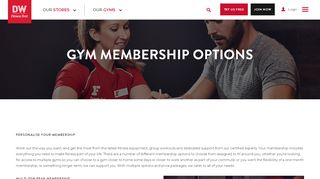 
                            3. Gym Membership Options | DW Fitness First