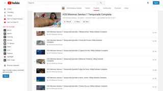 
                            3. H2O Meninas Sereias 1 Temporada Completa - YouTube