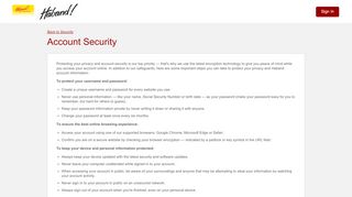 
                            3. Haband Credit Card - Account Security