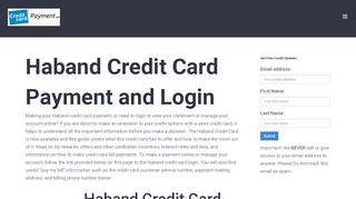 
                            5. Haband Credit Card Payment - Login - Address - Customer ...