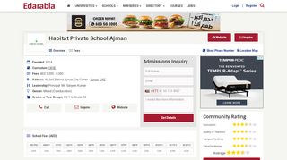 
                            3. Habitat Private School Ajman (Reviews) Ajman, UAE