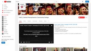 
                            9. HACC Central Pennsylvania's Community College - YouTube