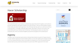
                            6. Hacer Scholarship – Scholarship Bee