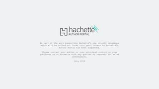 
                            2. Hachette author portal logo As part of the work supporting Hachette's ...