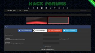 
                            8. Hack Forums - Login