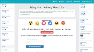 
                            2. Hack like - Hack like facebook, tăng like miễn phí