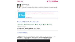 
                            6. Hack The Box - Hackback | 0xRick Owned Root !