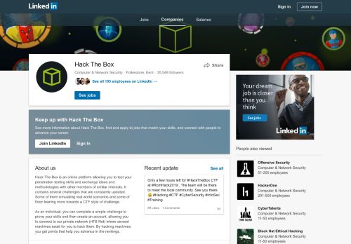 
                            9. Hack The Box | LinkedIn