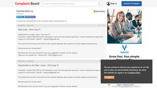 
                            1. hackerslist.co - Complaint Board Forum