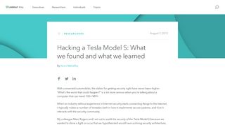 
                            9. Hacking a Tesla Model S: What we found and what we learned