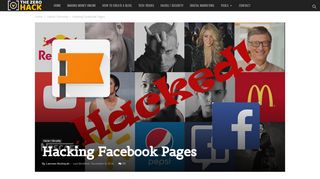 
                            9. Hacking Facebook Pages - The Zero Hack