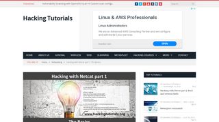 
                            3. Hacking with Netcat part 1: The Basics - Hacking …