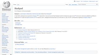 
                            6. Hackpad - Wikipedia