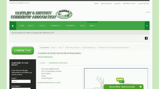 
                            8. HADRA - Coulsdon & District Horticultural Association