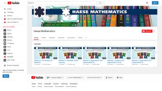 
                            8. Haese Mathematics - YouTube