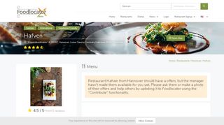 
                            6. Hafven from Hannover MENU with Ratings & Images