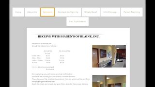 
                            5. Hagen's of Blaine -- (360) 332-5246 -- Services
