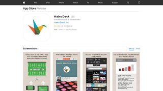 
                            11. ‎Haiku Deck on the App Store - apps.apple.com
