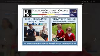 
                            2. Hailsham Community College – 'Be the very best you can be'