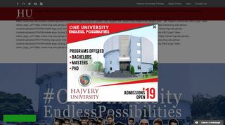
                            1. Hajvery University (HU) – One of Pakistan's Top …