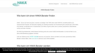 
                            4. HAKA Berater finden - HAKA-Partner