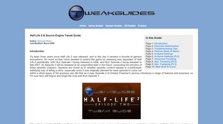 
                            10. Half Life 2 & Source Engine Tweak Guide - TweakGuides.com