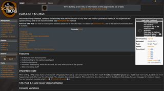 
                            3. Half-Life TAS Mod - SourceRuns Wiki