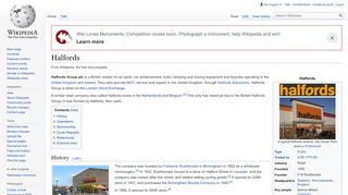 
                            7. Halfords - Wikipedia