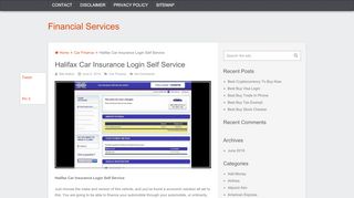 
                            3. Halifax Car Insurance Login Self Service