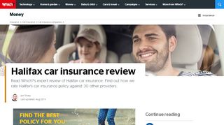 
                            9. Halifax car insurance review - Which?