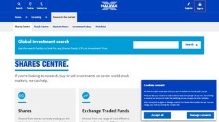 
                            7. Halifax - Find shares for your portfolio - Investments
