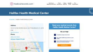
                            6. Halifax Health Medical Center | MedicalRecords.com