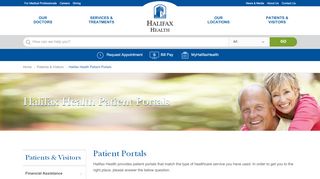 
                            1. Halifax Health Patient Portals | Halifax Health