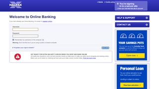 
                            4. Halifax Online Banking