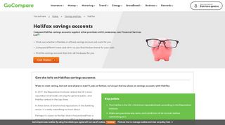 
                            3. Halifax savings accounts - GoCompare