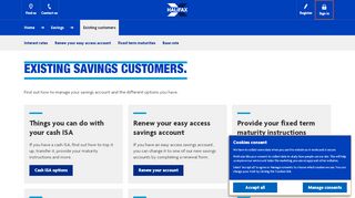 
                            2. Halifax UK | Existing customers | Savings