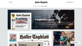 
                            4. Haller Tagblatt - eZeitung - Südwest Presse