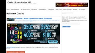 
                            6. Hallmark Casino | Page 3 of 3 | Casino Bonus Codes 365