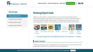 
                            6. Hamburg Airport Guide - Sleeping in Airports