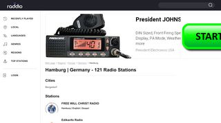 
                            5. Hamburg | Germany - 121 Radio Stations - raddio.net