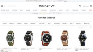 
                            1. Hamilton Watches - Jomashop