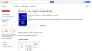 
                            5. Handbook on the History of European Banks