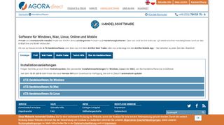 
                            1. Handelssoftware - AGORA direct Ltd.