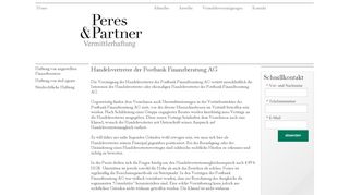 
                            6. Handelsvertreter der Postbank Finanzberatung AG - Beraterhaftung