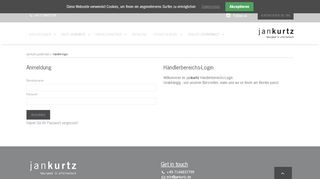 
                            7. Händler-Login - jan kurtz gmbh (de)