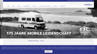 
                            9. Händlerportal - Login | Westfalia Mobil GmbH