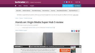 
                            8. Hands on: Virgin Media Super Hub 3 review | TechRadar