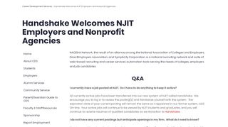 
                            2. Handshake Welcomes NJIT Employers and Nonprofit Agencies ...