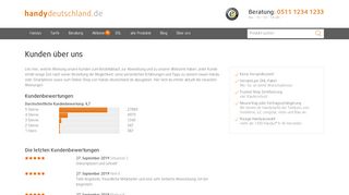 
                            7. handy-deutschland.de Erfahrungen - Kunden über uns: Handy ...